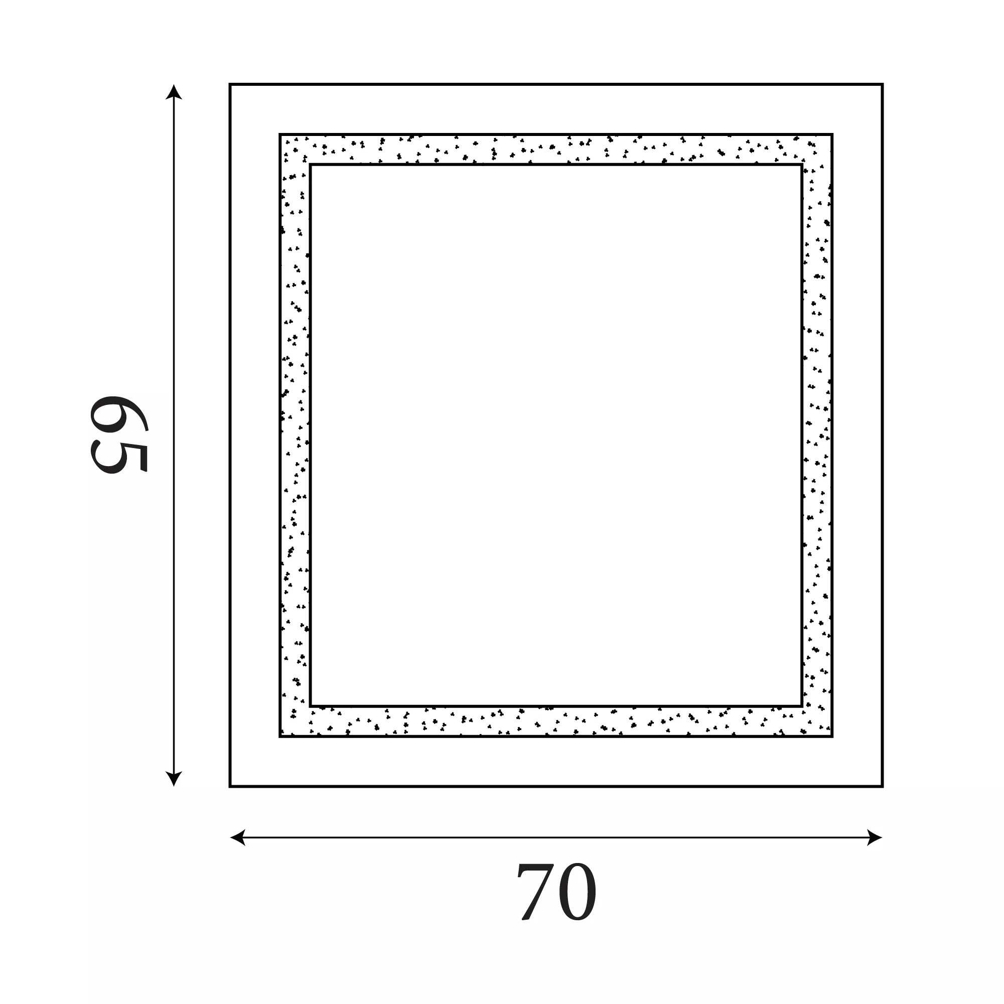 LED MIRROR 70X70 PULL CO